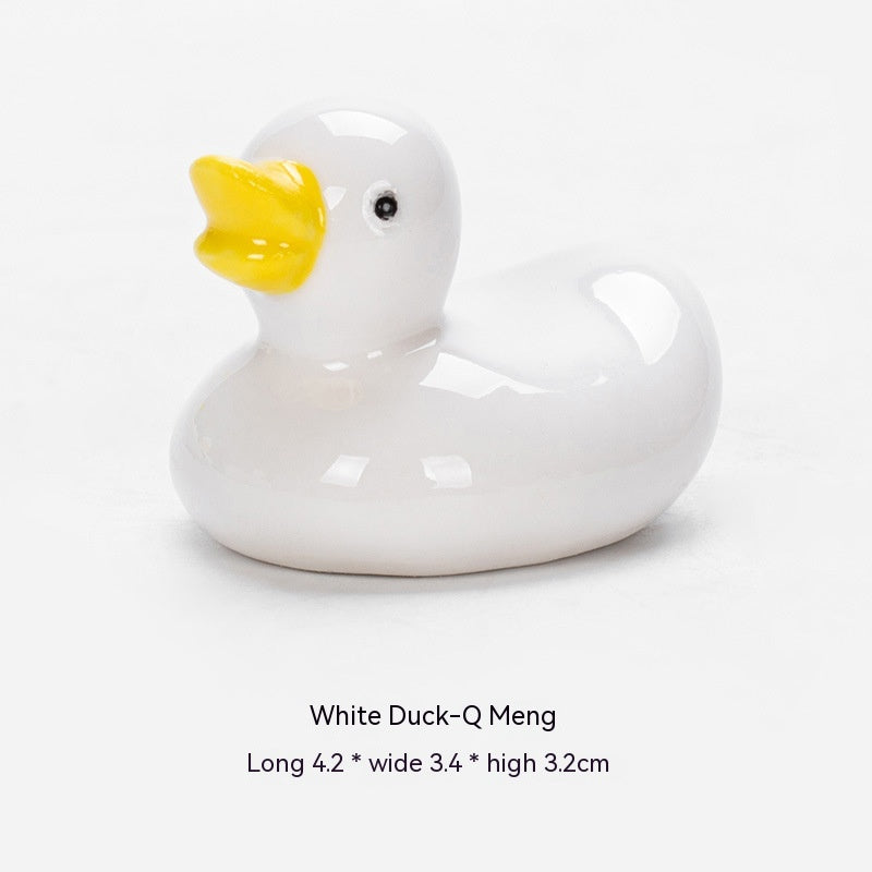 Ceramic Duckling Chopsticks Rack Hotel Ornaments