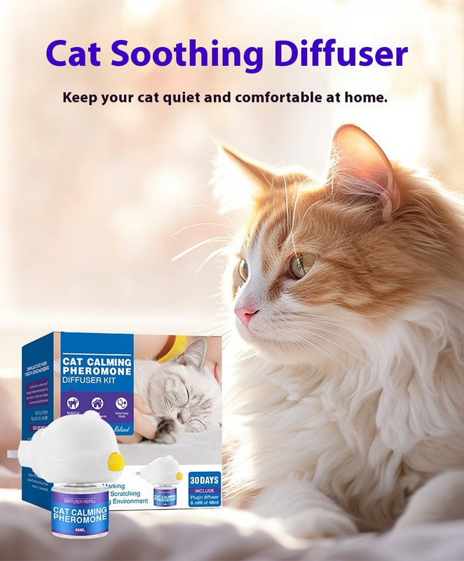 Anti-Stress Haustier Aromatherapie-Diffusor für Katzen und Hunde