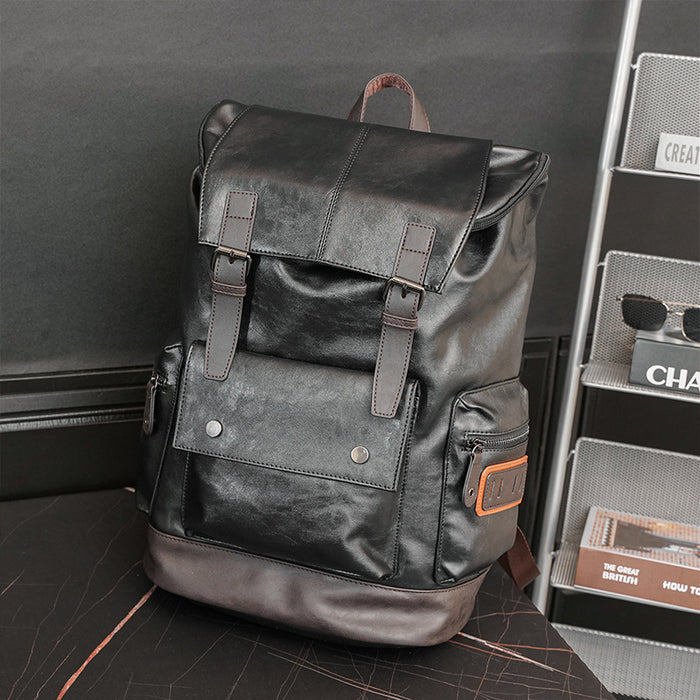 Korean Men's Casual Backpack Computer Bag