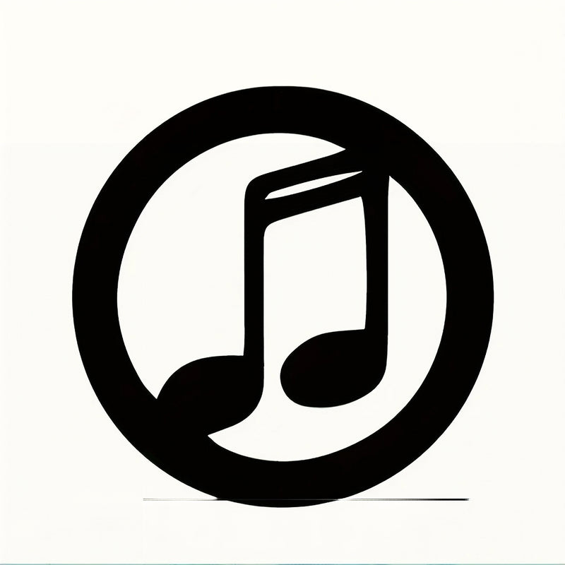 Black Music Notes Wooden Wall Home Decor