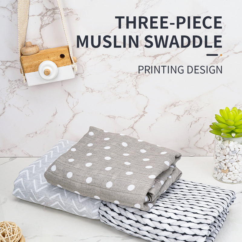 Newborn Baby Swaddling Quilt Pure Cotton Gauze Bath Towel Swaddling Wrapping Towel