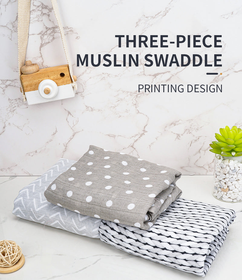 Newborn Baby Swaddling Quilt Pure Cotton Gauze Bath Towel Swaddling Wrapping Towel