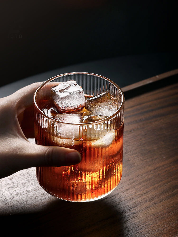 Japanese Style Heatresistant Striped Water Cup