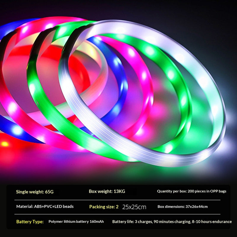 Dog Collar Pet Luminous Silicone Collar
