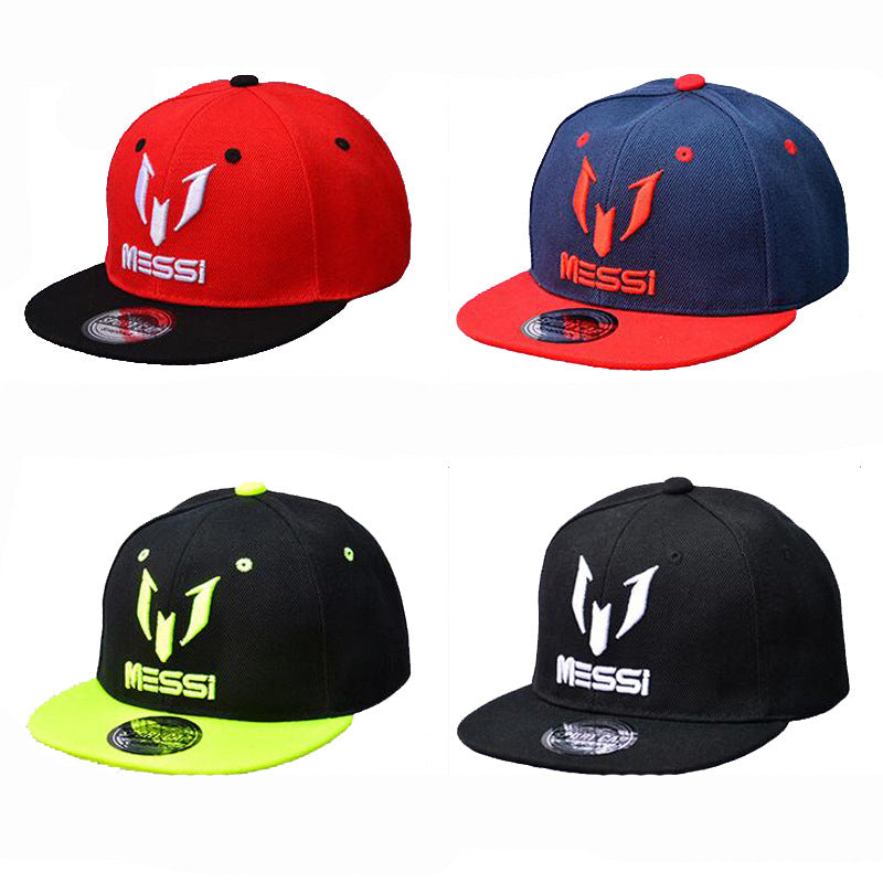 Children's Embroidery Baseball Hat Flat Brim Hip Hop