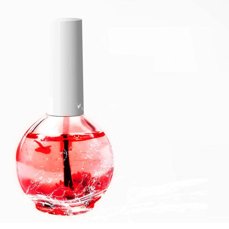 Nail Beauty Dried Flowers Nutrition Nail Treatment Oil Anti-agnail Nail Edge Moisturizing Nail Base Coat Natural Dried Flower Nutrient Solution