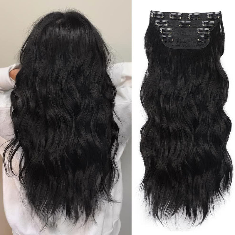 Wig Four-piece Set Hairpiece Clip Curly Hair Four-piece Set Curly Hair Wig Set