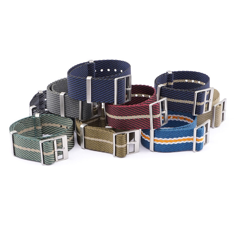 Uhrenarmband aus gewebtem Nylon-Canvas