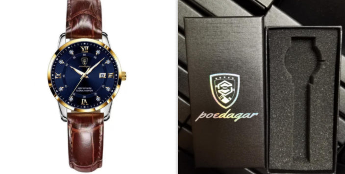 Nouveau Montre pour hommes étanche calendrier lumineux