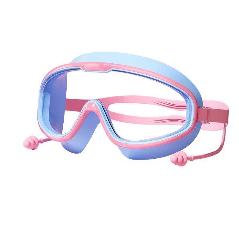 Kids Large-Frame Waterproof And Anti-Fog Swimming Goggles