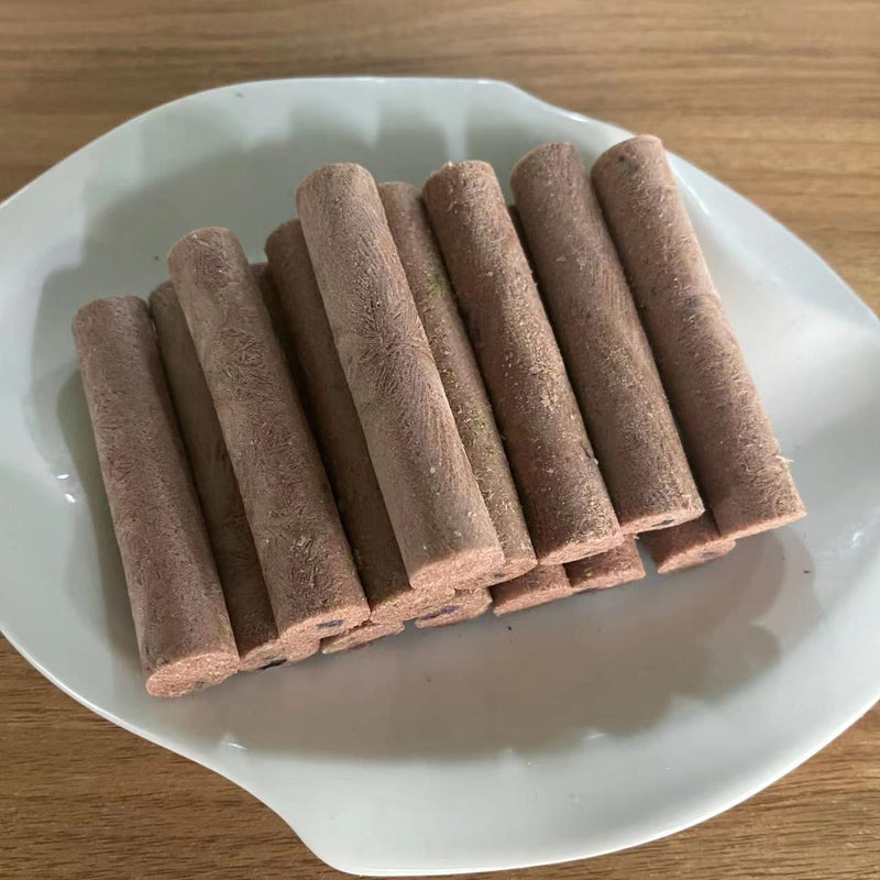 Gefriergetrocknete Katzengras-Sticks, 5 Stück, eine Packung dünne Sticks, gefriergetrocknet