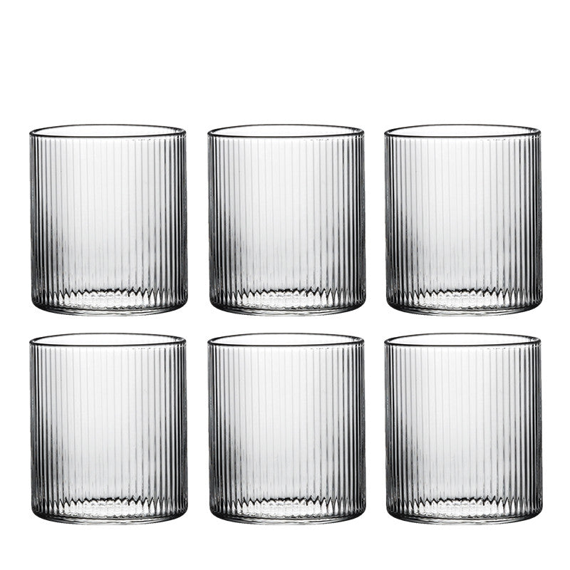 Japanese Style Heatresistant Striped Water Cup
