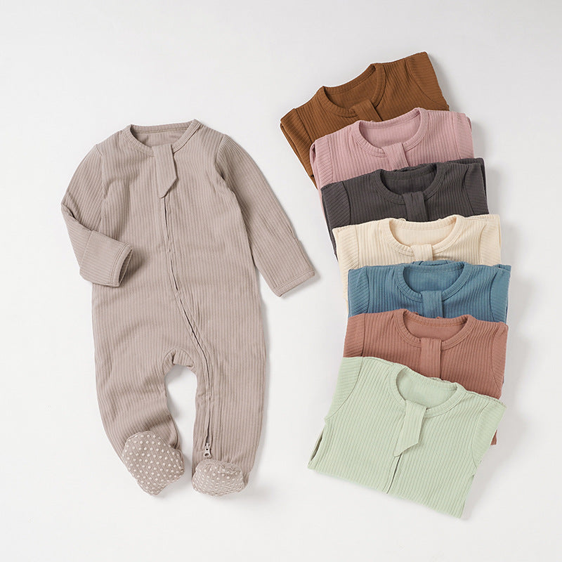 Baby-Body aus geripptem Stoff
