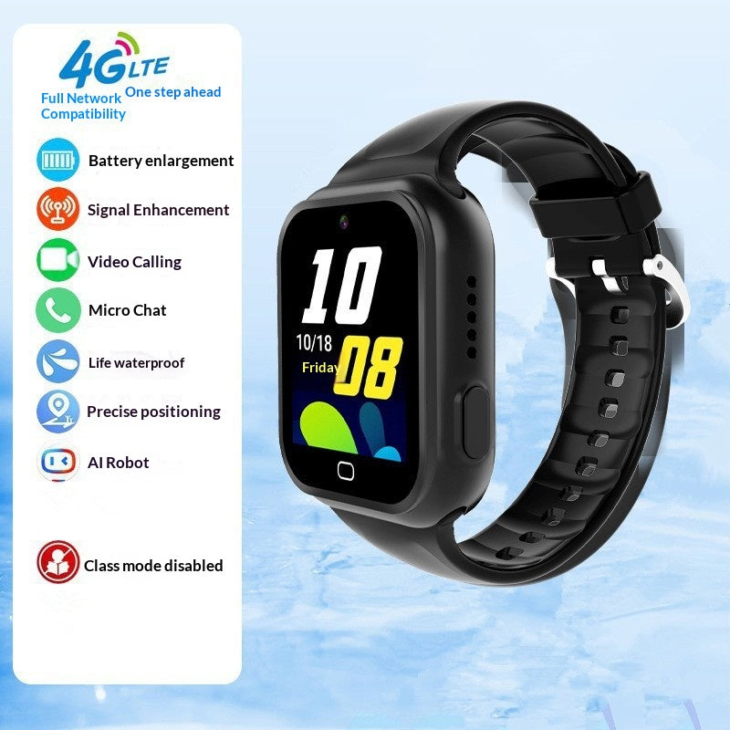 Relógio Telemóvel Inteligente Android 4G para Crianças com Download de Aplicações e Compatibilidade com Todas as Redes
