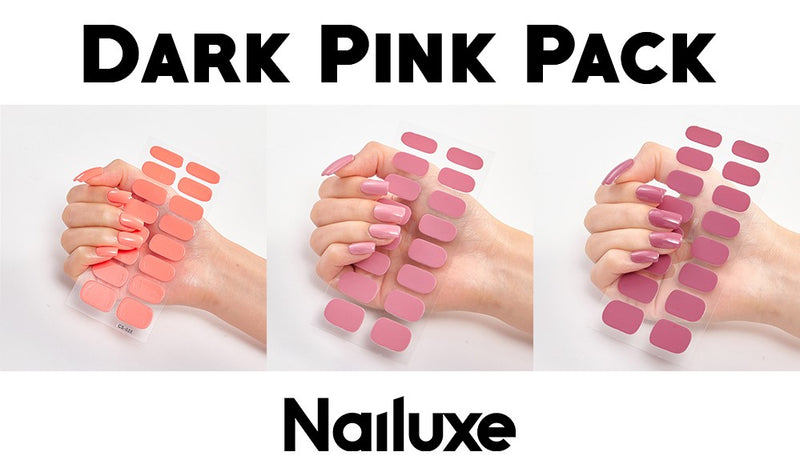 16 Autocolantes de Unhas Pure Color