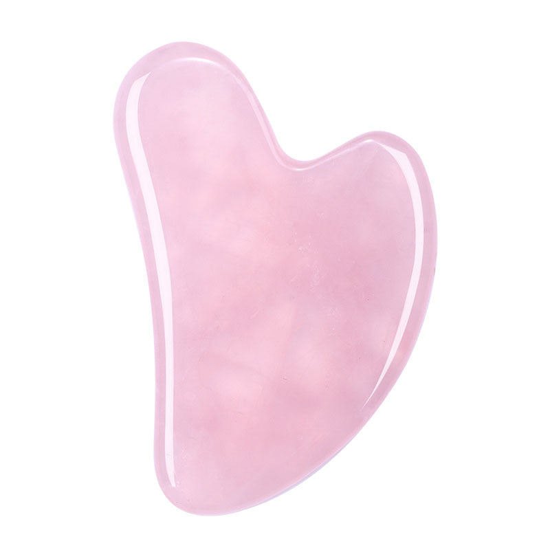 Heart-shaped Crystal Gua Sha Tool For Facial Massage