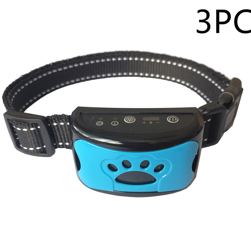 Hundetraining Halsband Wasserdicht Elektrisch Haustier Fernbedienung Wiederaufladbarer Hunde Trainer Bell Stopp Gerät Mit Schock Vibration Ton