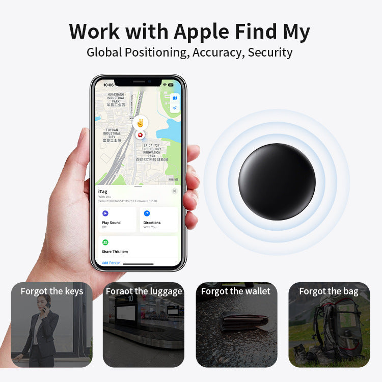 AirTag Anti-Verlust-Gerät, Kompatibel mit Apples „Wo ist?“-App und Tier-Tracker
