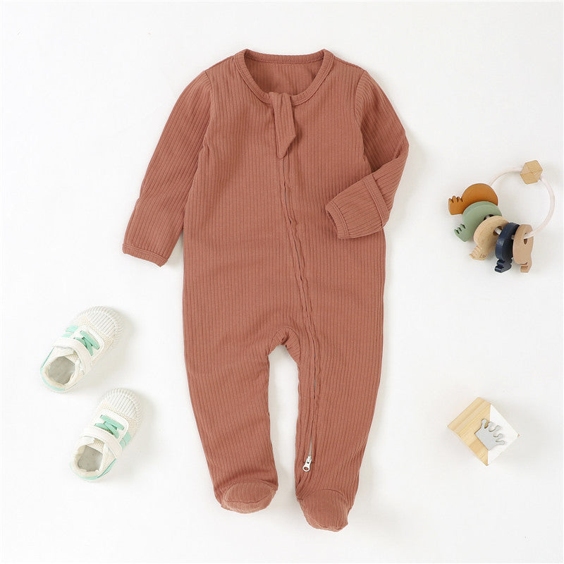 Baby-Body aus geripptem Stoff