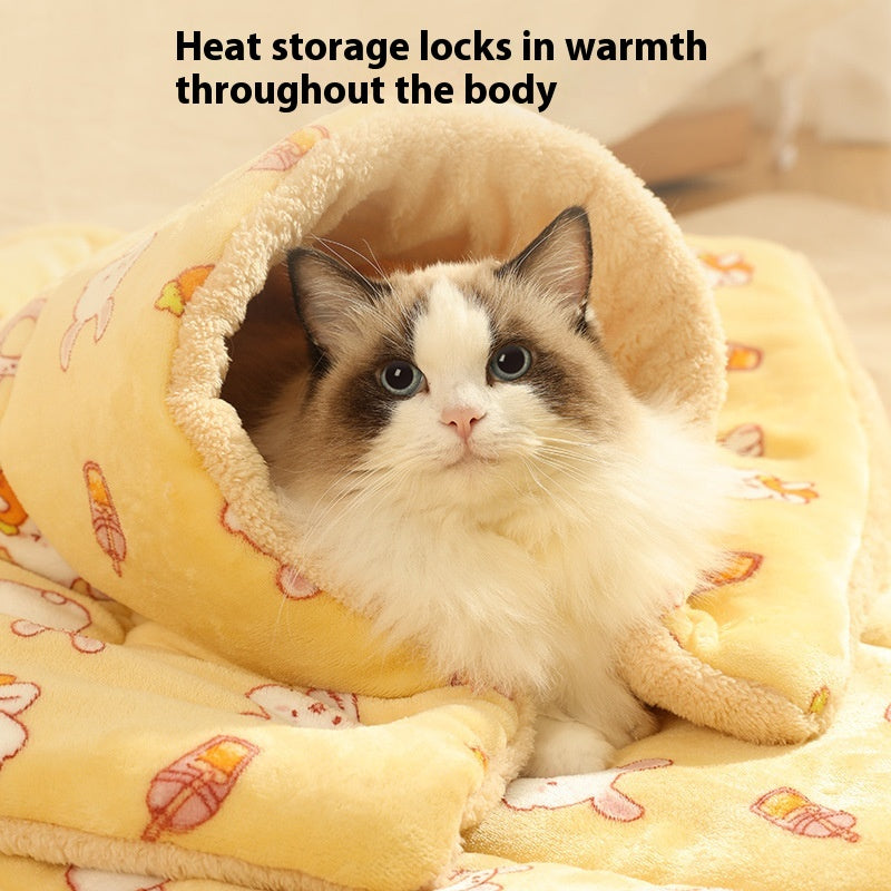 Warm Cat Mat Sleeping Blanket Stepping On Milk Cushion