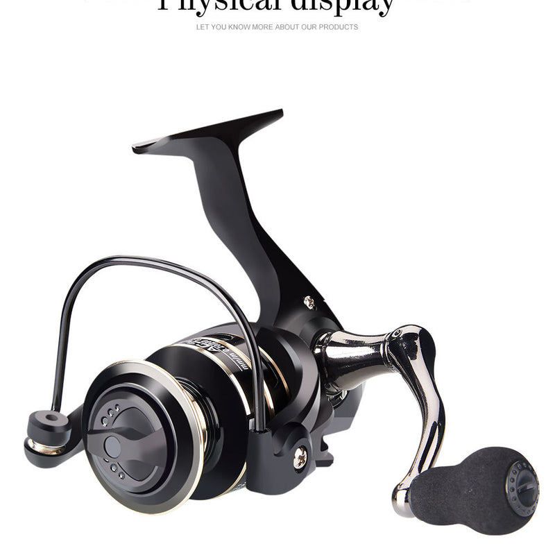 Fishing Wheel Metal Fishing Reel Bait Telescopic Fishing Rod Wheel