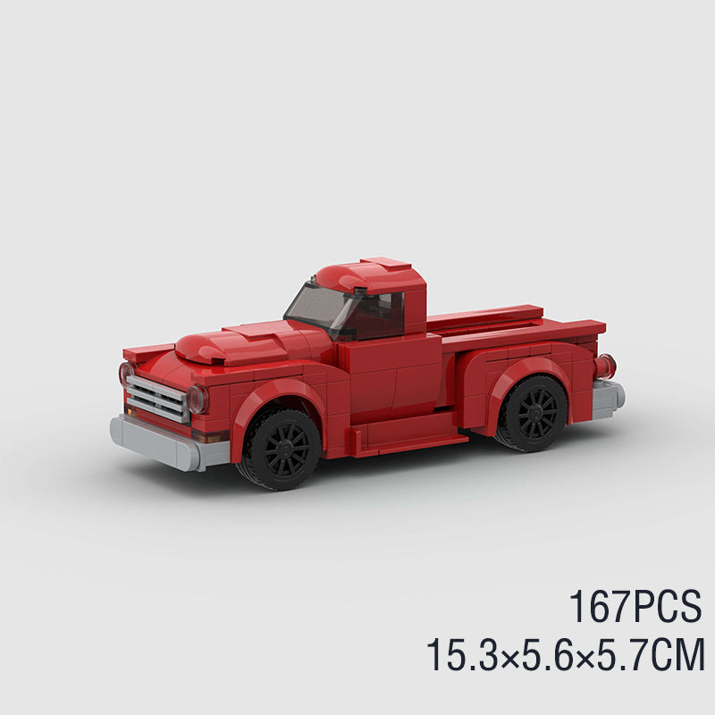 Small Particle Building Block Pickup Truck Children's Toys