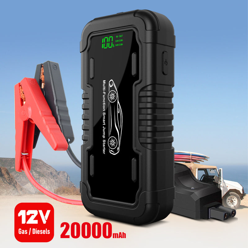 Auto-Starthilfe-Powerbank 20000 mAh mit LED-Beleuchtung