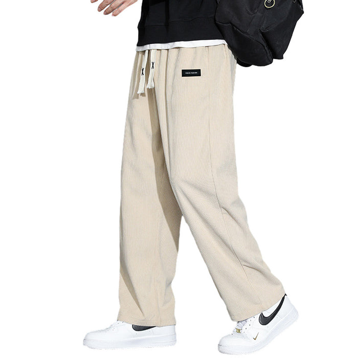 Men's Pants Loose Casual Wide-leg Trousers
