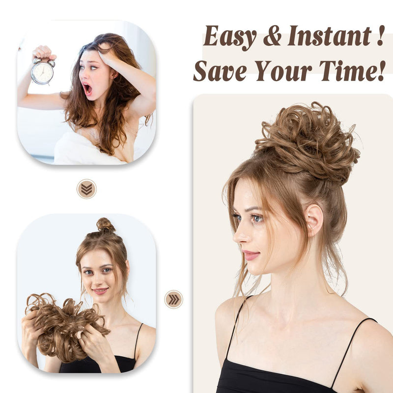Hochtemperatur-Seiden-Haargummi Damen Dutt elastisches Haarband voluminöse natürliche Locken