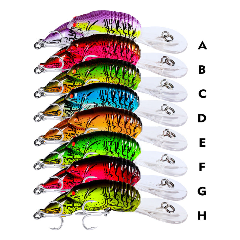 Floating Popalua Bait Blood Trough Hook Fake