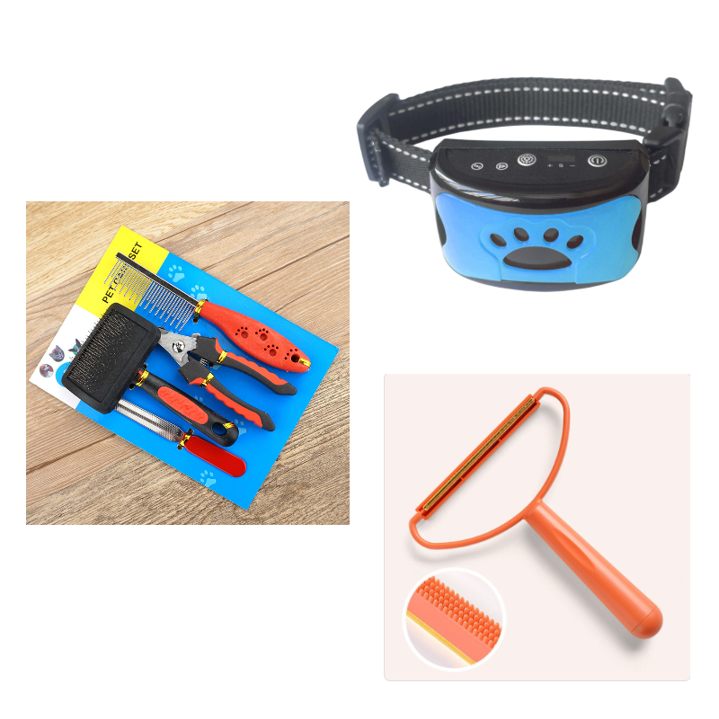 Hundetraining Halsband Wasserdicht Elektrisch Haustier Fernbedienung Wiederaufladbarer Hunde Trainer Bell Stopp Gerät Mit Schock Vibration Ton