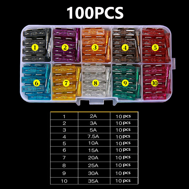 Car Medium-sized Plug-in Set Boxed  Fuse