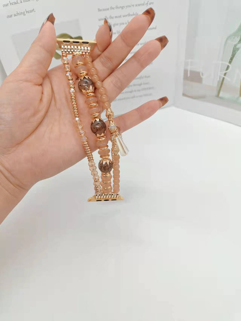 Bracelete de Contas Elástico para Apple Watch