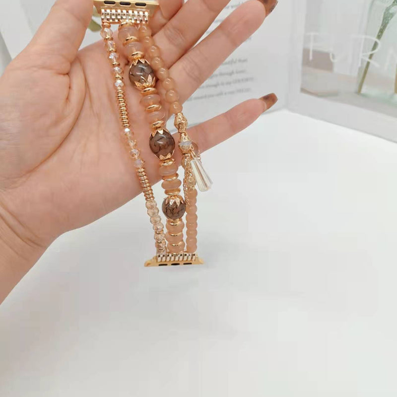 Bracelete de Contas Elástico para Apple Watch