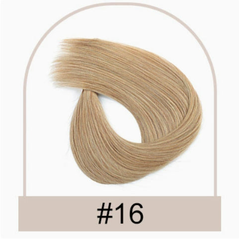 Human-hair Extension Wire Rods Seamless And Easy-to-remove One-piece Tape-in Hair Extensions