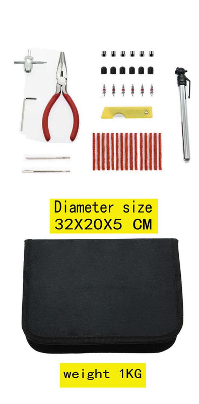 Quick First Aid Cloth Bag Tire Repair Kit