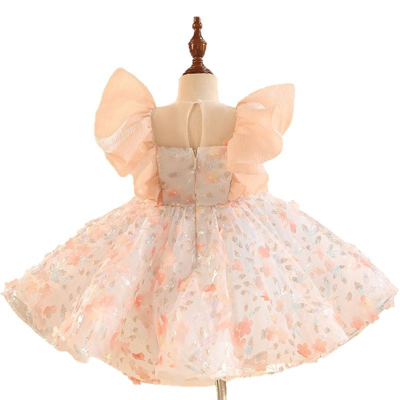 Vestido de Menina Princesa para Festa de Aniversário e Ocasiões Formais