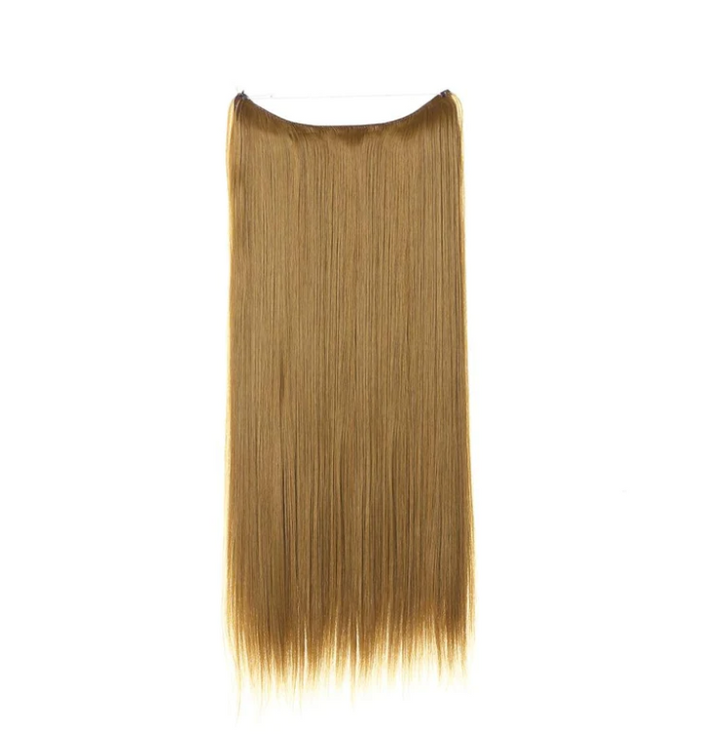 Women's One-piece Adjustable Invisible Straight Multi-color Gradient Hair Extension Fishline