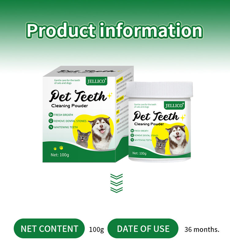 Teeth Cleaning Powder Oral Cleaning Smelly Dog Edible Teeth Cleaning Stone Tooth Cleaning Powder