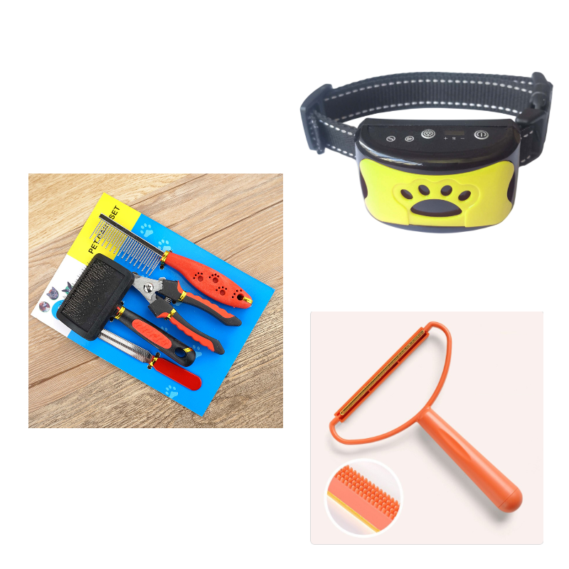 Hundetraining Halsband Wasserdicht Elektrisch Haustier Fernbedienung Wiederaufladbarer Hunde Trainer Bell Stopp Gerät Mit Schock Vibration Ton