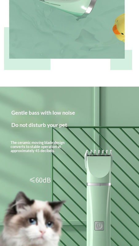 Rechargeable Portable Pet Clipper, Paw Hair Trimmer For Dogs.