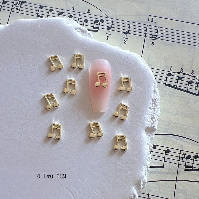Music Symbols Alloy Jewelry Nails Metal Accessories