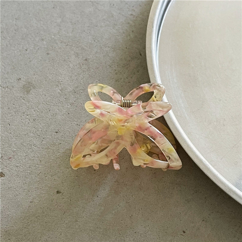 Modische Retro-Schmetterlings-Haarspange in Farbe