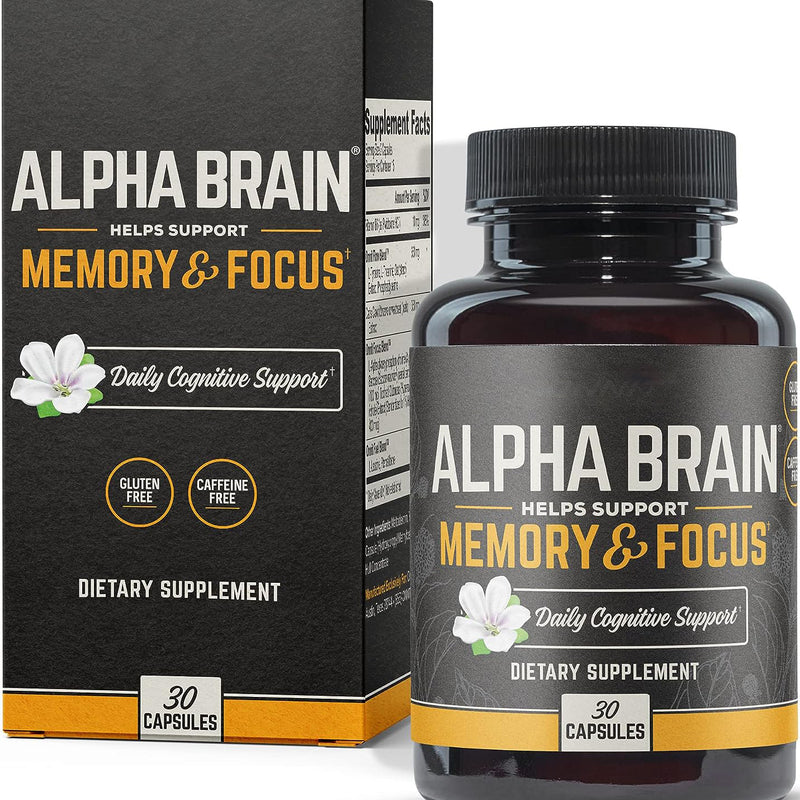 Alpha Brain Supplement Capsules