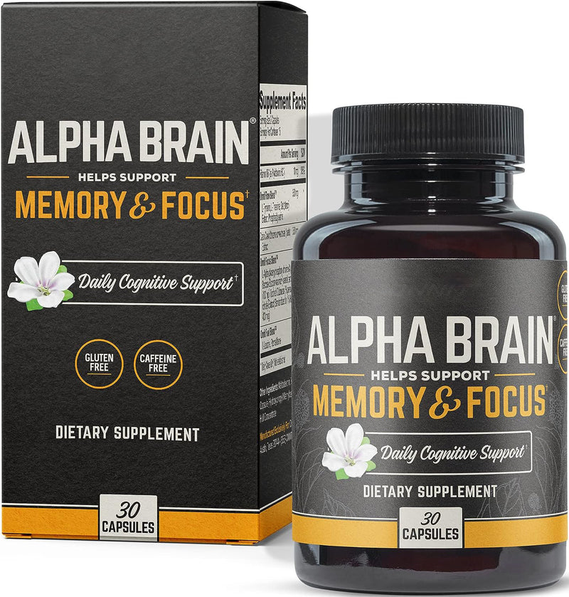 Alpha Brain Supplement Capsules