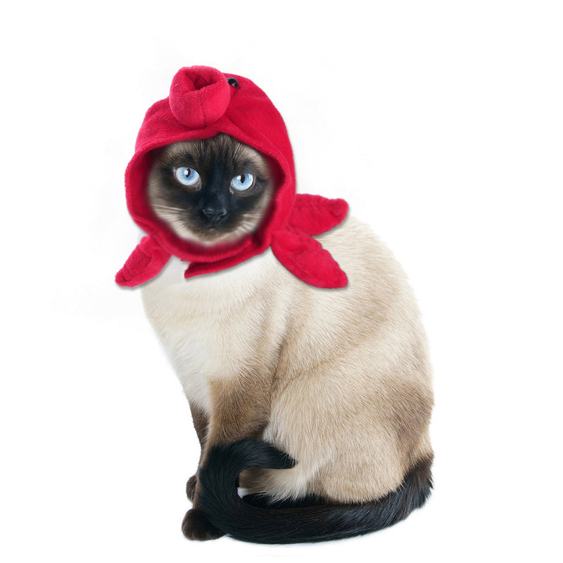 Divertido disfarce de cão e gato, gorro quente, adereço para fotos, acessório de cabeça