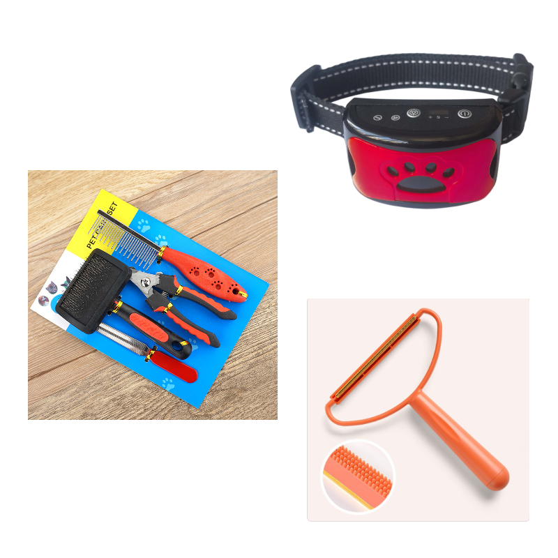 Hundetraining Halsband Wasserdicht Elektrisch Haustier Fernbedienung Wiederaufladbarer Hunde Trainer Bell Stopp Gerät Mit Schock Vibration Ton