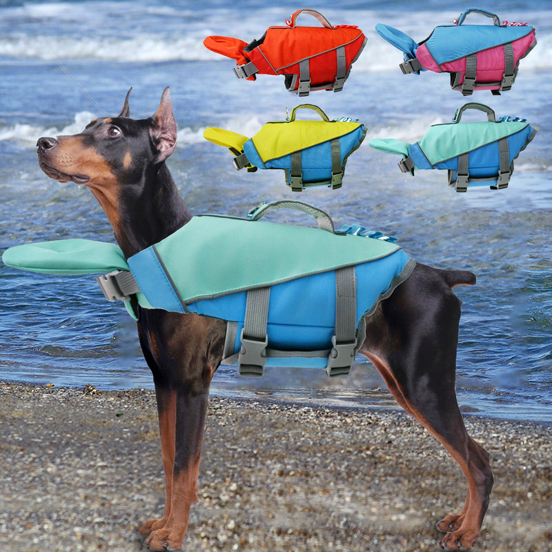 Cão de estimação cachorro maiô colete salva-vidas reflexivo patchwork