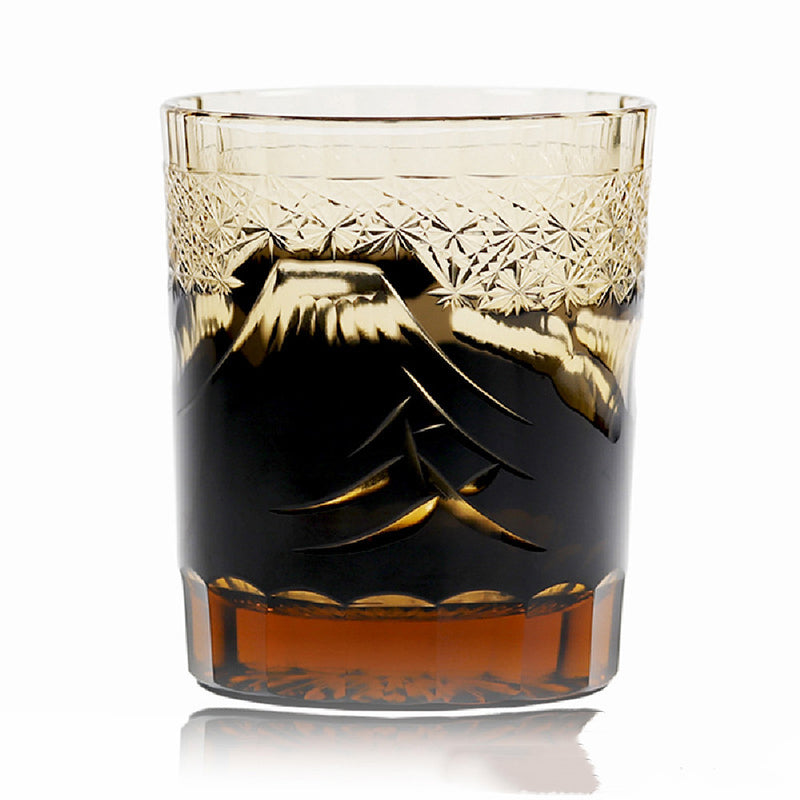 New Hand Carved Crystal Glass