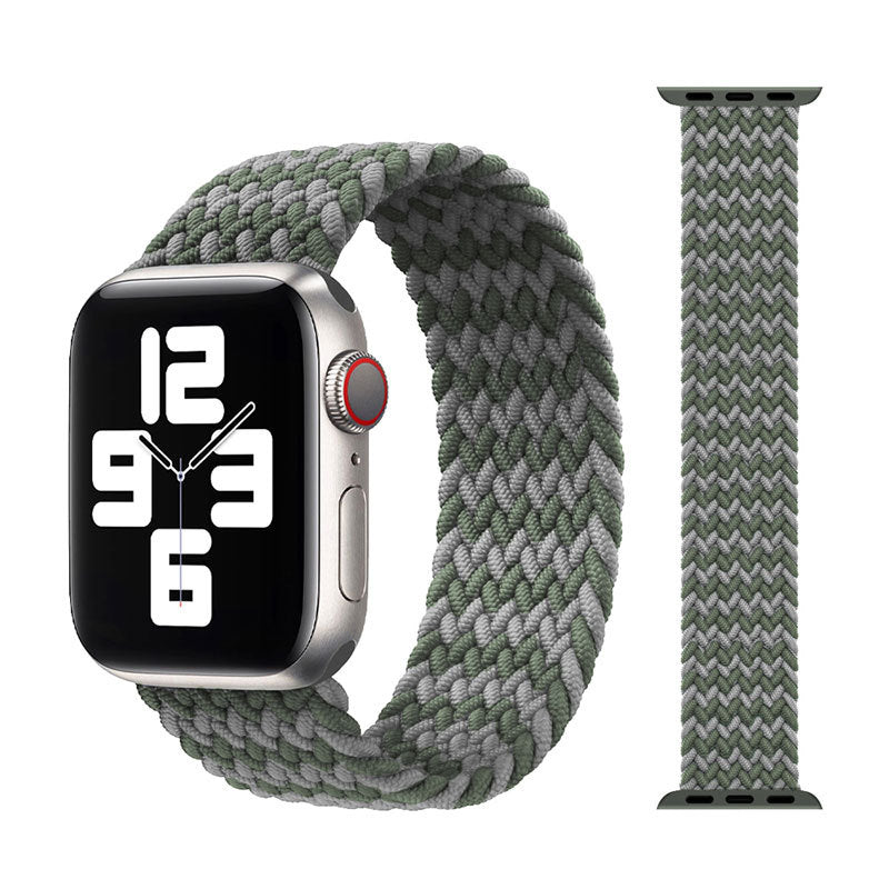 Single Loop Nylon Braided Elastic Strap